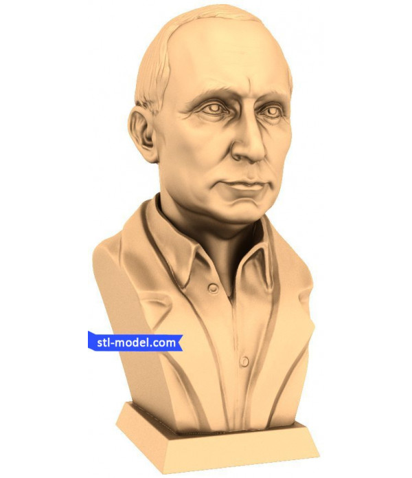 Statuette "Vladimir Vladimirovich Putin #2" | STL - 3D model for CNC