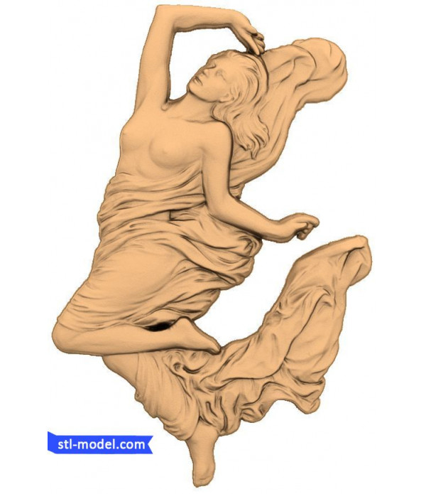 Bas-relief "Girl #13" | STL - 3D model for CNC