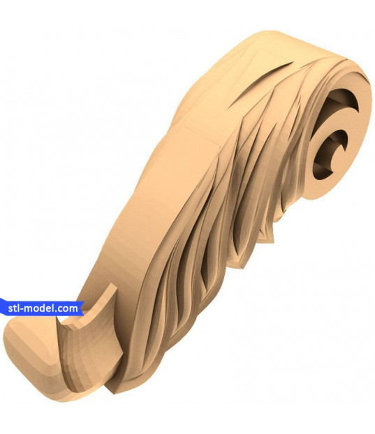 Elegant Scroll Relief