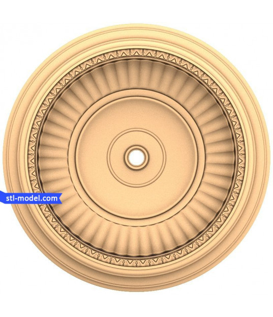 Elegant Orbital Ceiling Rosette