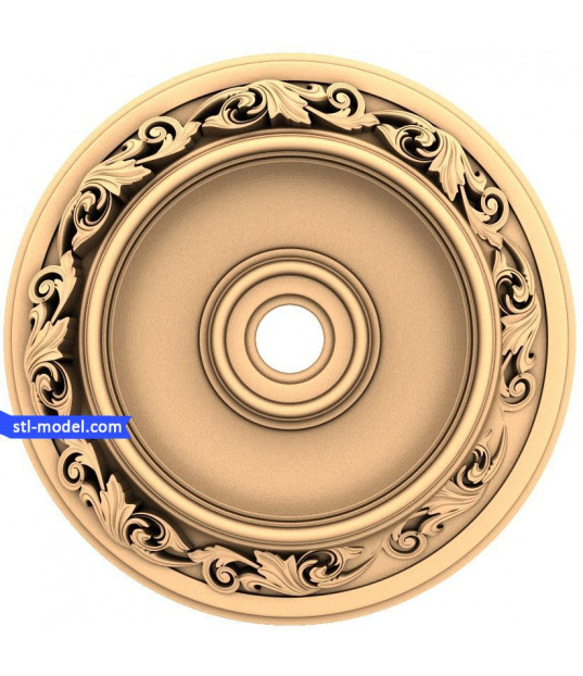Elegant Acanthus Medallion