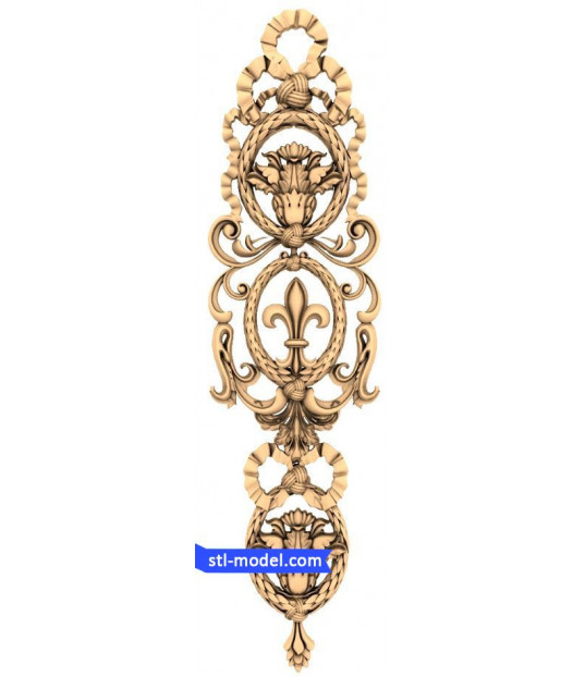 Fleur-de-Lis Ornamental Panel