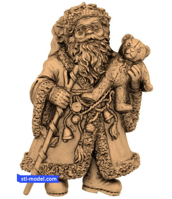 Character "Santa Claus" | STL - 3D model for CNC