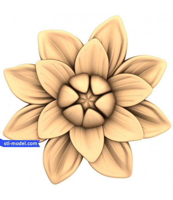 Flowers "Flowers #54" | STL - 3D model for CNC