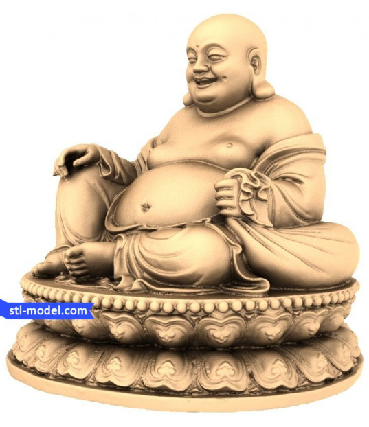 Joyful Buddha 3D Model