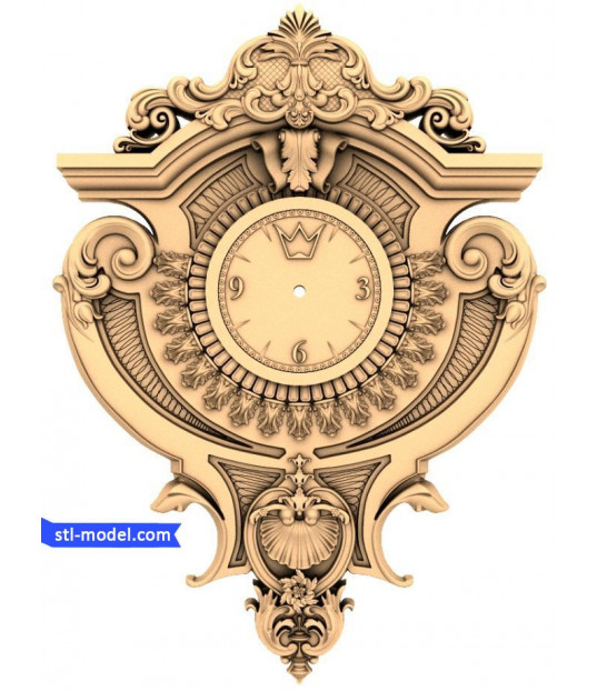 Royal Flourish Clock Frame