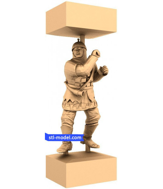 Viking Warrior Corbel