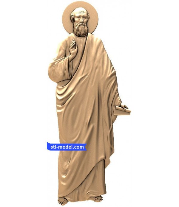 Icon "St. Elijah" | STL - 3D model for CNC