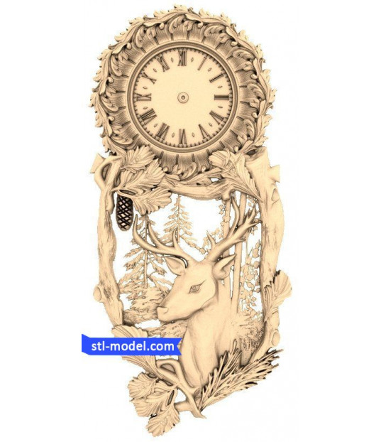 Majestic Woodland Clock