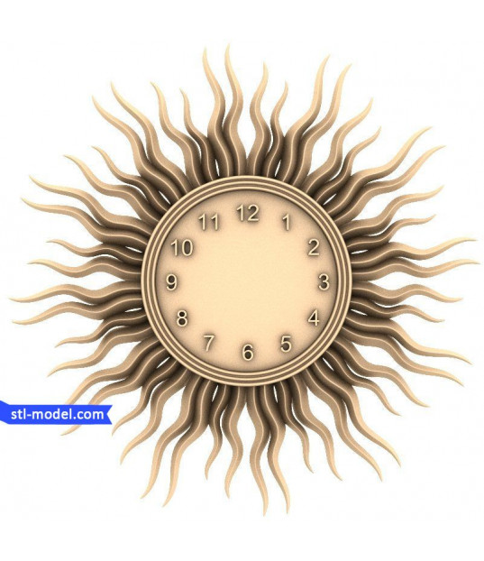Sunburst Wall Clock
