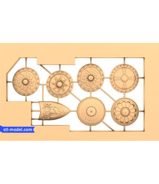 Roman Shield Relief Set