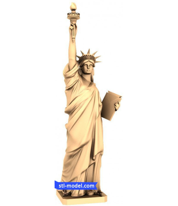 Statuette "Statue of Liberty" | STL - 3D model for CNC