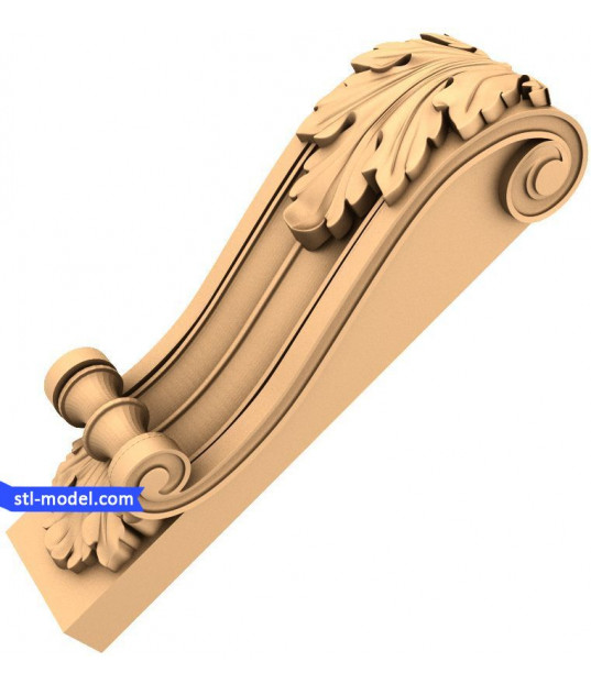 Leaf Scroll Corbel