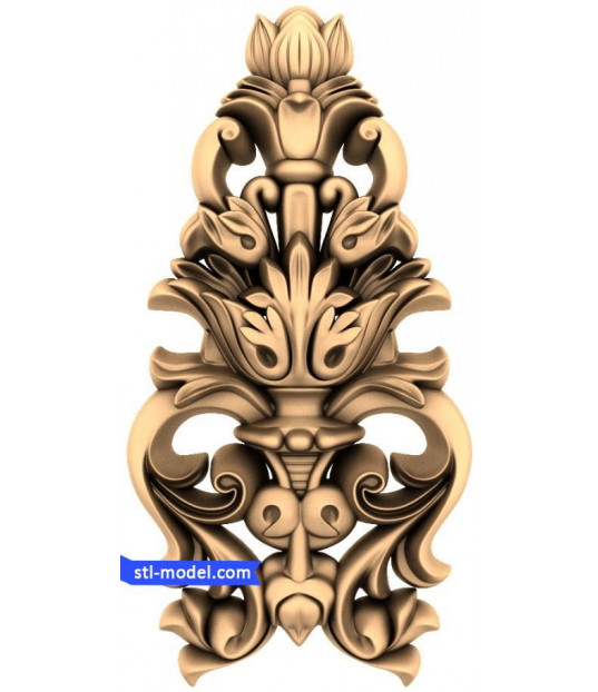 Ornate Floral Crest