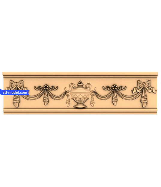 Elegant Drapery Frieze