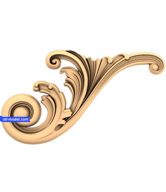 Baroque Leaf Flourish