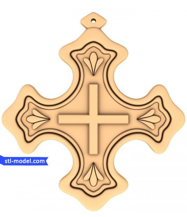 Cross "Cross #16" | STL - 3D model for CNC