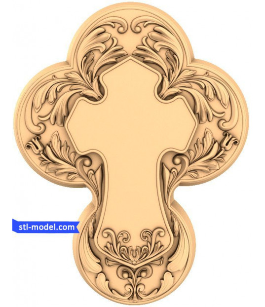 Ornate Leaf Cross