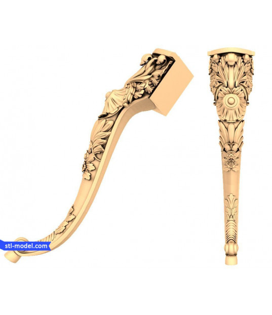 Floral Elegance Table Leg