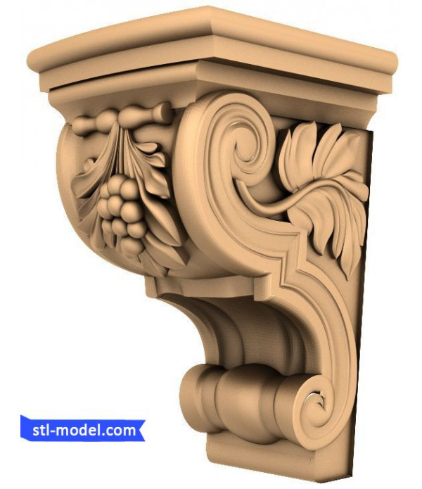 Corbel "Corbel #173" | STL - 3D model for CNC