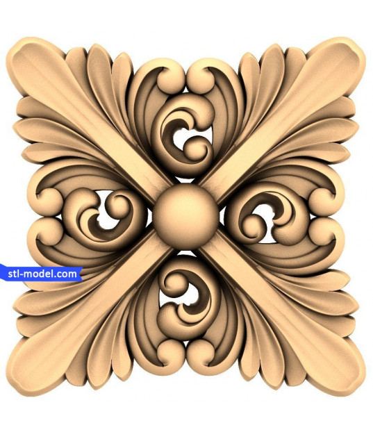 Floral Acanthus Rosette