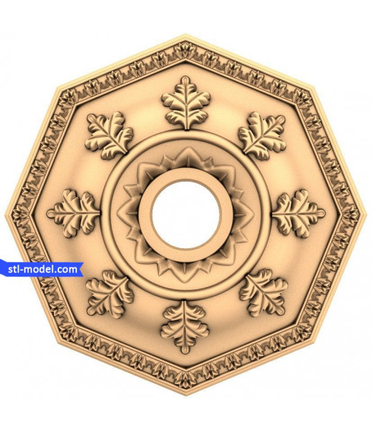 Octagonal Leaf Medallion