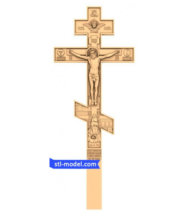 Cross "Crucifixion #16" | STL - 3D model for CNC