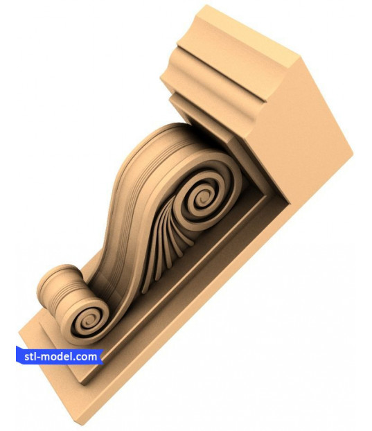 Ornate Scroll Corbel