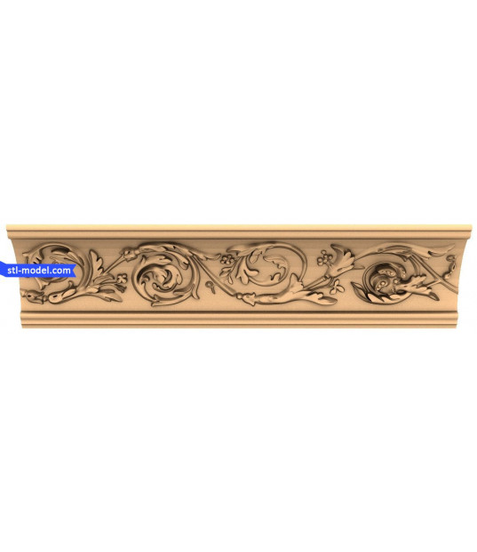 Elegant Scrollwork Cornice