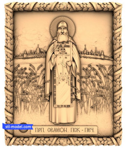 Icon "Simeon of the Pskov-caves&quo...