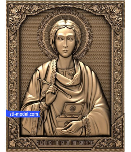 Icon "Saint Panteleimon #3" | ...
