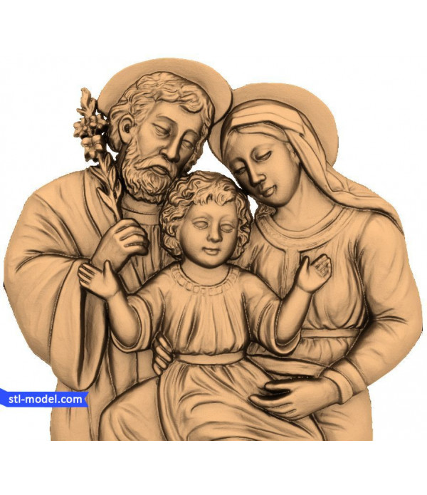 Bas-relief "Family" | STL - 3D model for CNC