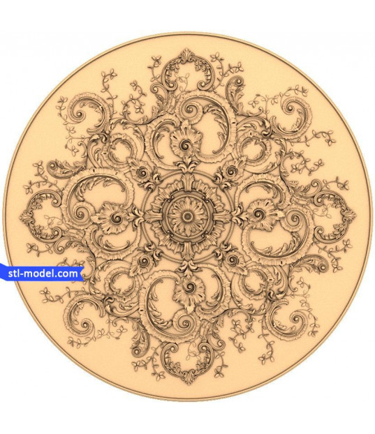 Rococo Elegance Medallion