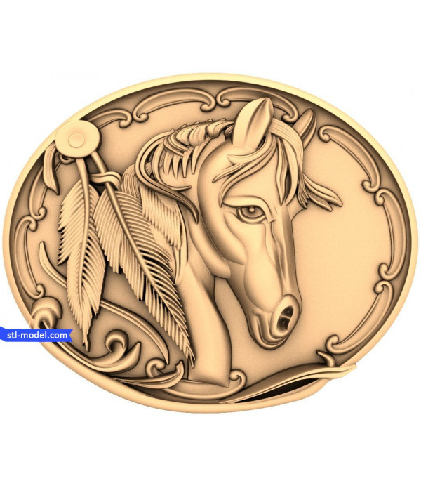 Bas-relief "Horse #7" | STL - 3D model for CNC