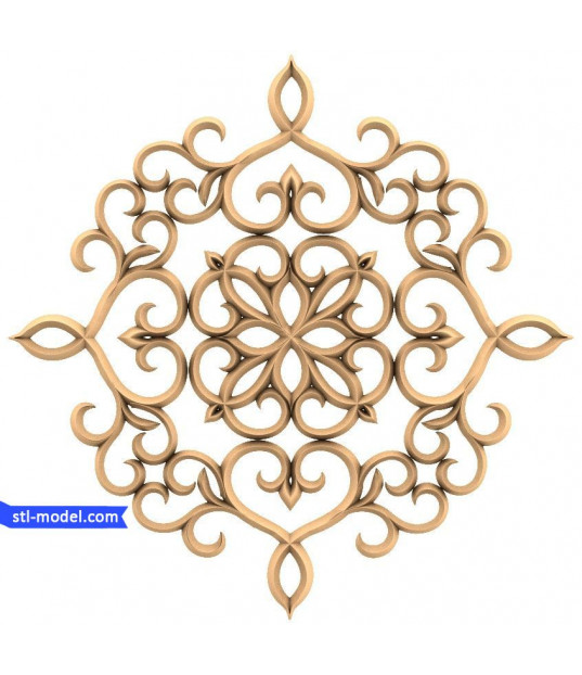 Ornamental Flourish Rosette