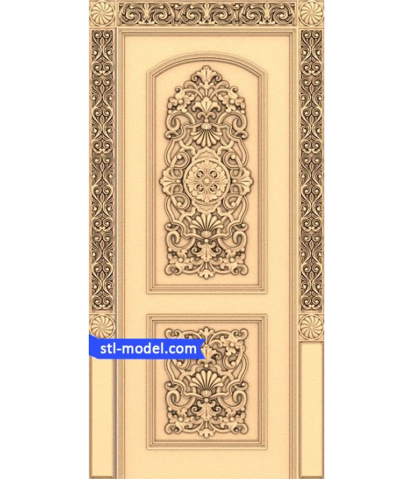 Door "Door #23" | STL - 3D model for CNC