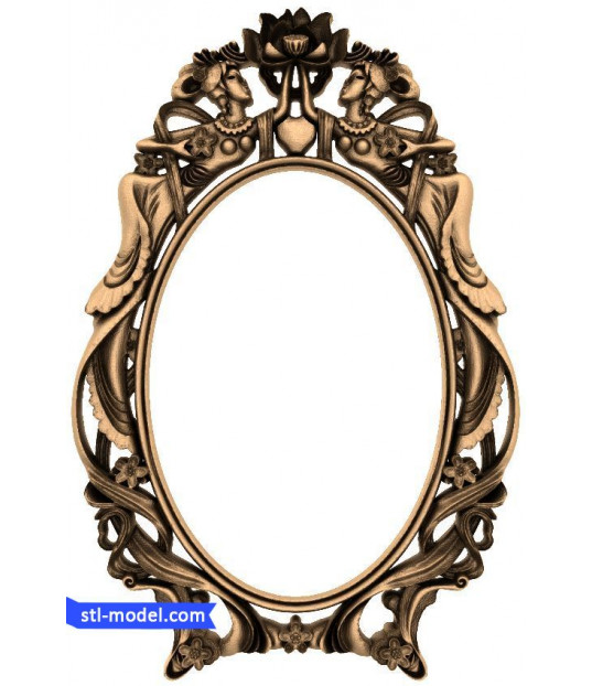 Elegant Nymphs Decorative Frame