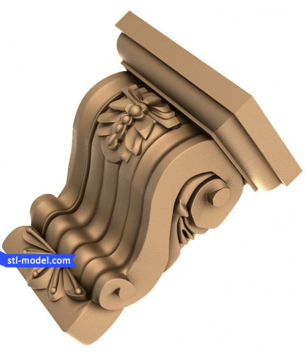 Corbel "Corbel #5" | STL - 3D model for CNC