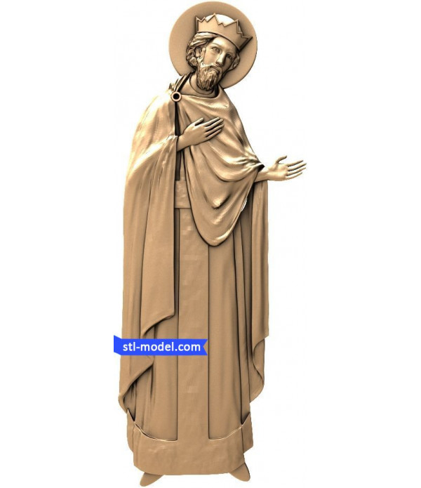Icon "Saint David" | STL - 3D model for CNC