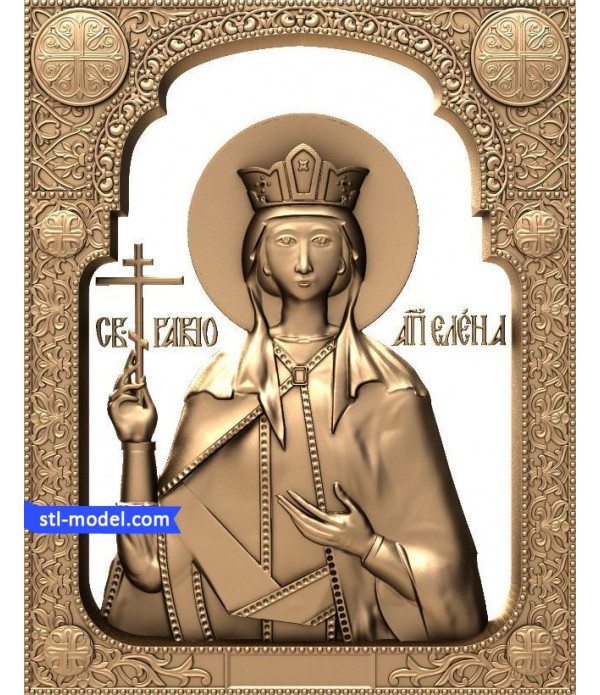 Icon "Queen Helena #1" | STL - 3D model for CNC