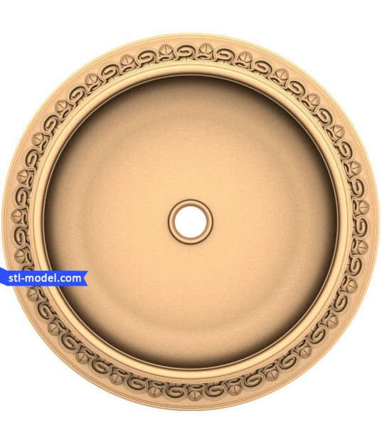 Ornate Round Rosette