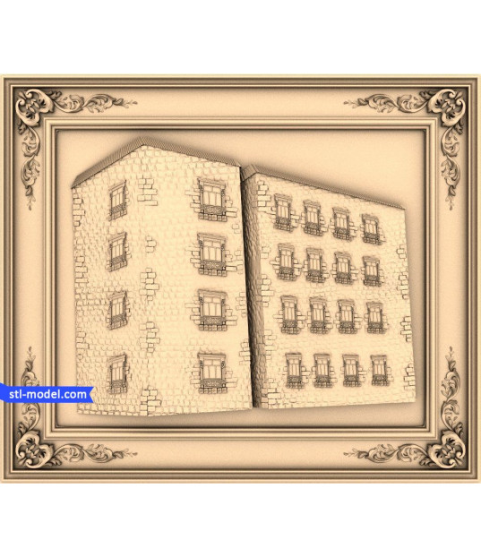 Vintage Building Relief