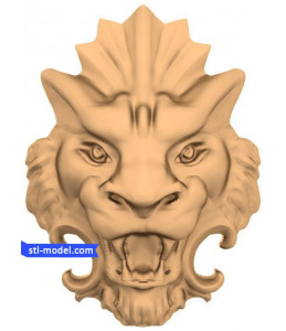 Character "lion Head #6" | STL...