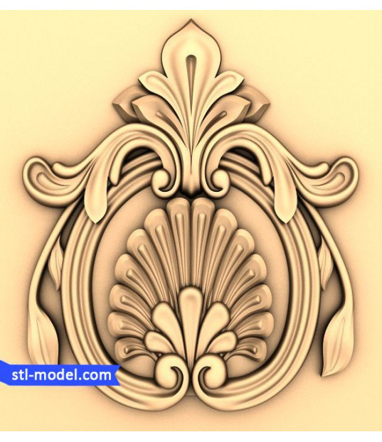 Baroque Shell Ornament