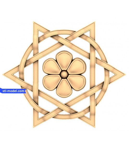 Celtic Star Blossom Panel