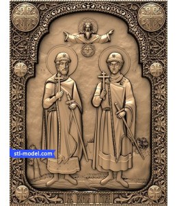 Icon "St Boris and St. Gleb" |...