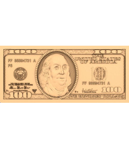Bas-relief  "$100" | STL - 3D ...