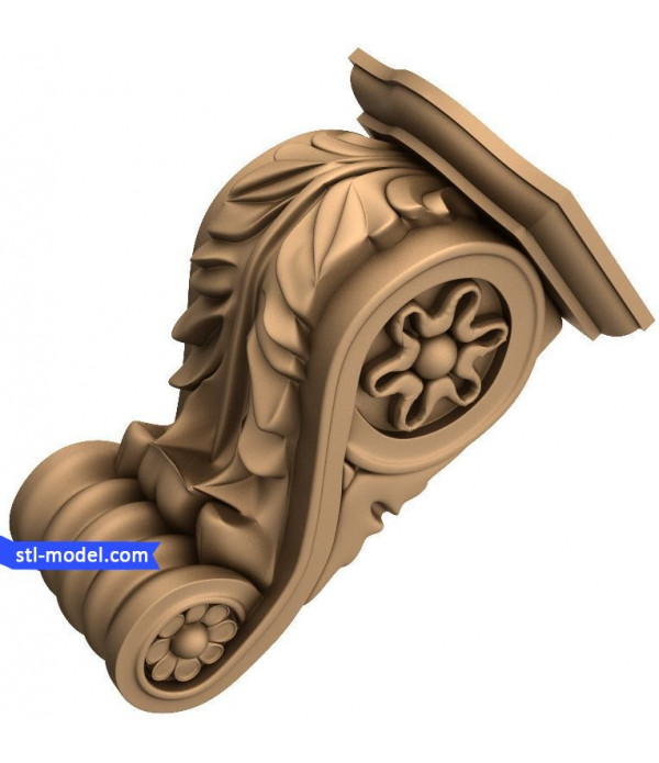 Corbel "Corbel #15" | STL - 3D model for CNC