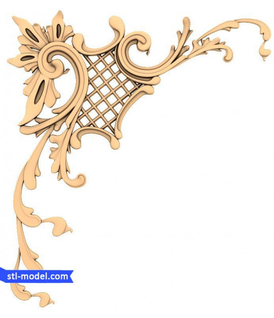 Baroque Corner Flourish