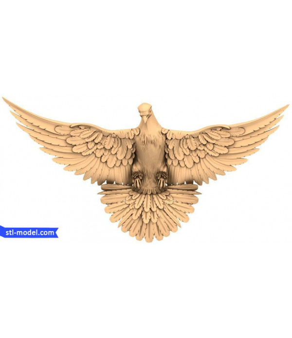 Bas-relief "Dove" | STL - 3D model for CNC